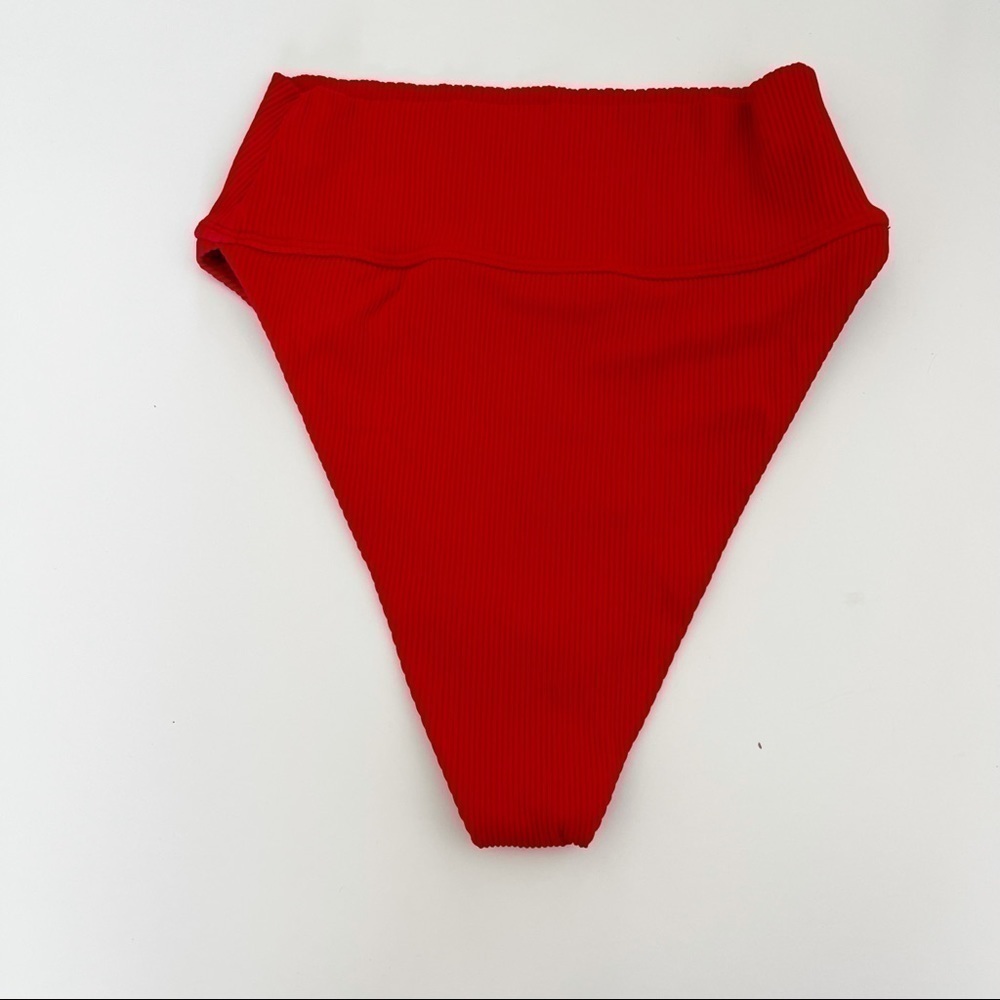 Beach Riot Red Bikini Bottom - Picture 9 of 10